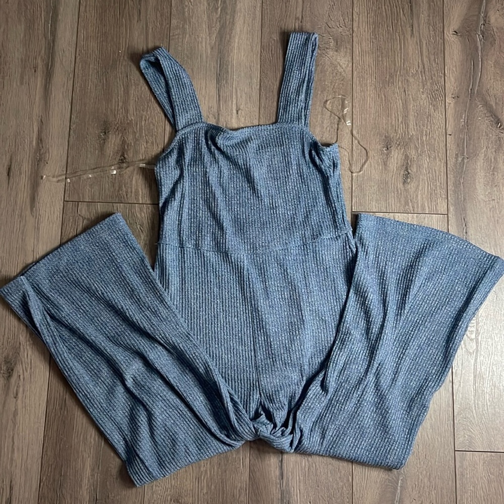 Target Blue ribbed jumpsuit - cropped